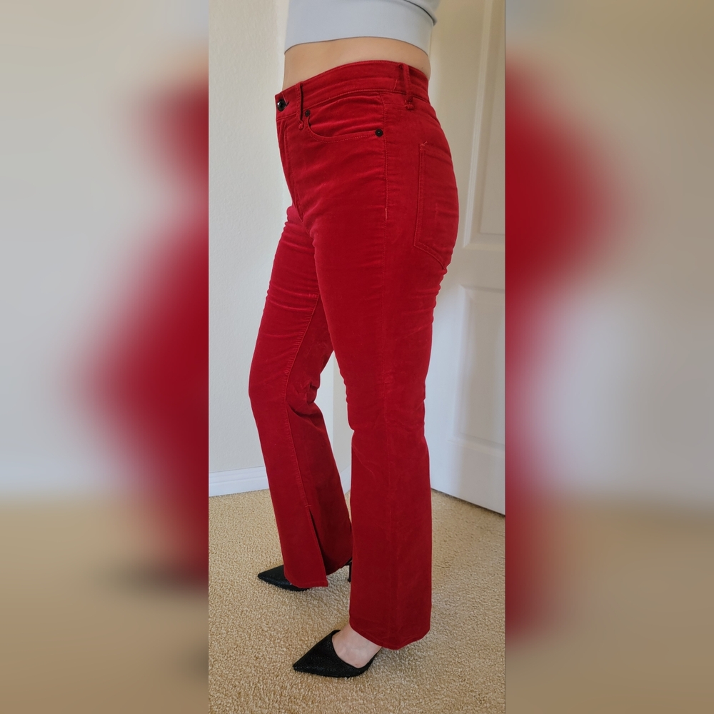 Red Flare & Wide Leg Jeans - Picture 2 of 4